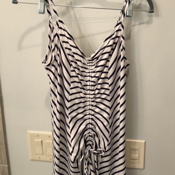 New! Drawstring high/low dress - Picture 2 of 4